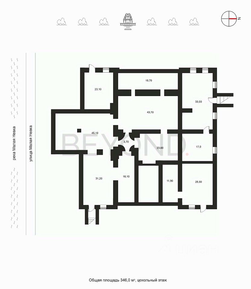 Продается 4-этажный дом, 1 465,5 м²