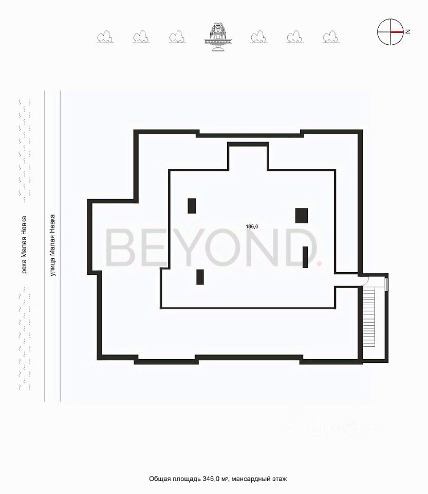 Продается 4-этажный дом, 1 465,5 м²