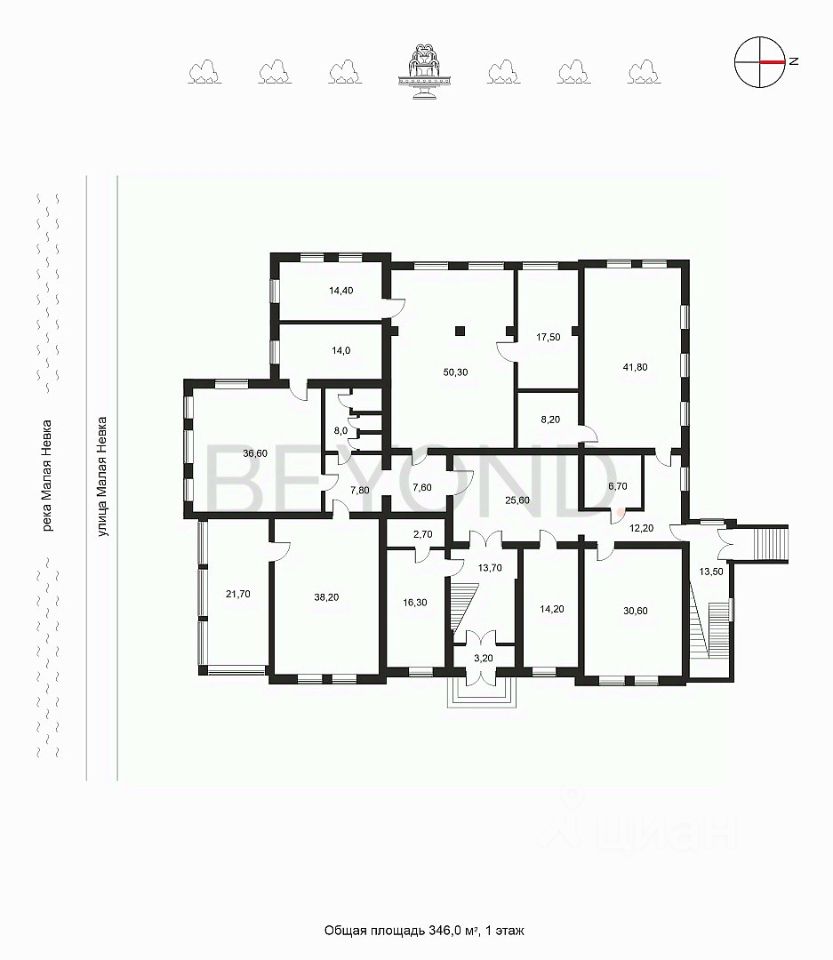 Продается 4-этажный дом, 1 465,5 м²